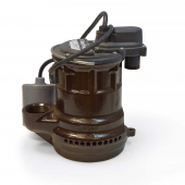 Automatic Sump Pump w/ Piggyback Wide Angle Float Switch, 25' cord, 1/4 HP, 115V Liberty Pumps