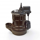 Automatic Sump Pump w/ Vertical Float Switch, 25' cord, 1/4 HP, 115V Liberty Pumps
