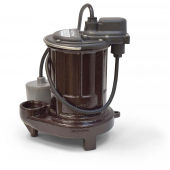 Automatic Sump/Effluent Pump w/ Wide Angle Float Switch, 25' cord, 1/3 HP, 115V Liberty Pumps