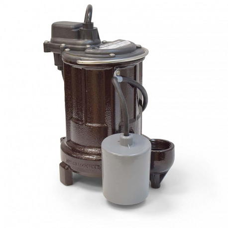 Automatic Sump/Effluent Pump w/ Wide Angle Float Switch, 25' cord, 1/3 HP, 115V Liberty Pumps