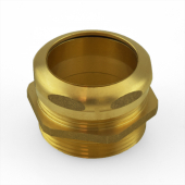 1-1/2" Tubular x 1-1/2" MIP Solid Brass Adapter Sioux Chief