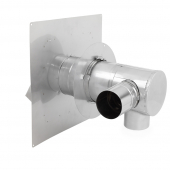 Z-Vent Concentric Vent Kit w/ 3" Fresh Air Intake and 3" Exhaust Z-Flex