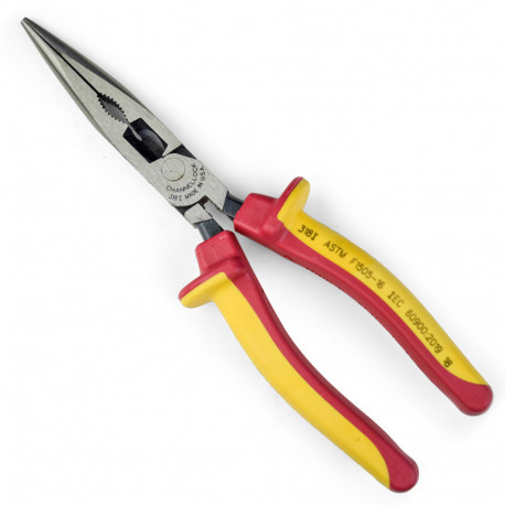 318I Channellock 8" Long Nose Plier w/ Side Cutter and 1000V Insulated Grip Channellock