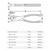 337 Channellock 7" High Leverage Lap Joint Diagonal Cutting Plier Channellock