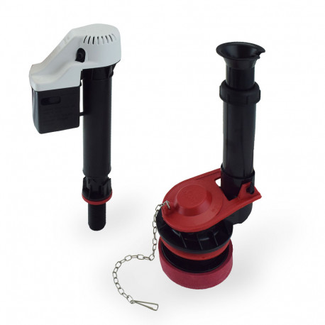 Korky 2" Universal Adjustable All-in-One Toilet Repair Kit (Fill Valve, Flush Valve & Flapper) Korky