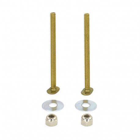 1/4" x 3-1/2" long Solid Brass Closet Bolts Kit Sioux Chief