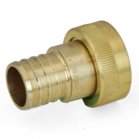 1" PEX Crimp (Brass) x ManaBloc Supply Adapter Viega
