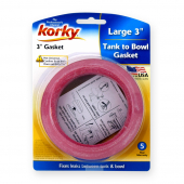 Korky 3" Universal (Except Kohler) Tank-To-Bowl Toilet Gasket Korky