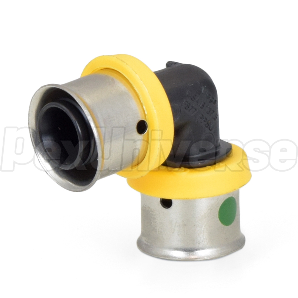 Viega 49220, PureFlow 1/2" PEX Press 90 Elbow Fitting, Poly PexUniverse