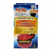 Korky 3" Adjustable Flush Valve Kit w/ Tank-to-Bowl Gasket & Flapper Korky