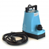 5-MSP Manual Submersible Utility/Sump Pump w/ 10' cord, 1/6 HP, 115V Little Giant