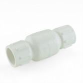 PVC Spring-Check Foot Valves Solvent Weld and BSP 1/2" to 2" Non-Return Valves 