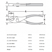 528 Channellock 8" Slip Joint Plier Channellock