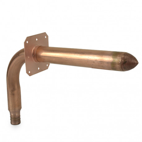 Copper Stub Out Elbow w/ Ear for 3/4" PEX Tubing, 4.5" x 8" Sioux Chief