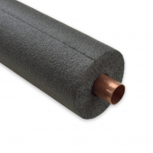 5/8" ID x 1" Wall, Semi-Slit Pipe Insulation, 6ft Nomaco