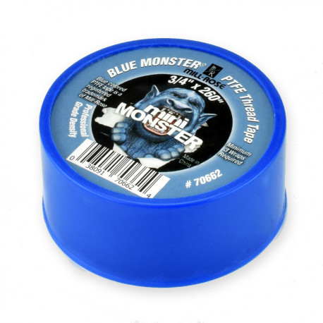 Blue Monster PTFE Thread Seal Tape, 3/4" x 260" Mill-Rose