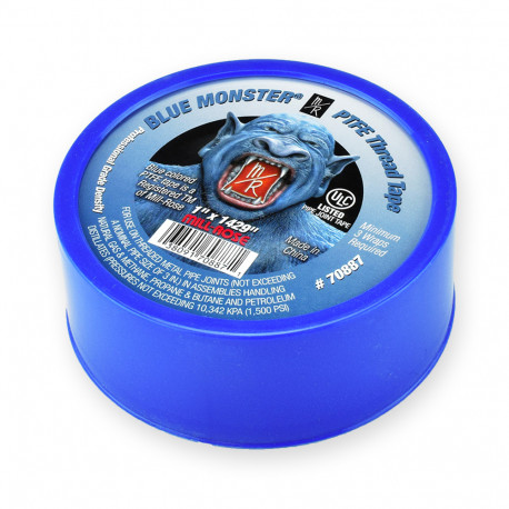Blue Monster PTFE Thread Seal Tape, 1" x 1429" Mill-Rose