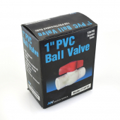 1" PVC Ball Valve, FPT Threaded, Sch. 40/80 Matco-Norca