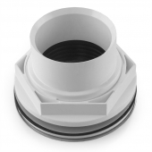 2" Hub PVC, Shower Module Drain (Slip-Fit or Solvent Weld) w/ Snap-in Strainer Sioux Chief