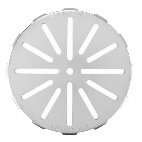 Replace-It 7" Adjustable Floor Drain Strainer for 3-1/4" - 6-3/4" Openings, St. Steel Sioux Chief