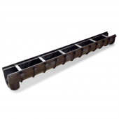 72" Heavy-Duty FastTrack Trench & Driveway Channel Drain, Sloped #5 Sioux Chief