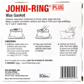 Johni-Ring Closet Wax Gasket/Ring, Standard, fits 3" or 4" Oatey