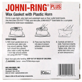 Johni-Ring Closet Wax Gasket/Ring with Flange, Standard, fits 3" or 4" Oatey