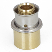 1/2" PEX Press x 1/2" Copper Pipe Adapter, Lead-Free Bronze Viega
