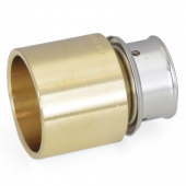 3/4" PEX Press x 1" Copper Pipe Adapter, Lead-Free Bronze Viega