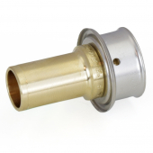 3/4" PEX Press x 1/2" Copper Fitting Adapter, Lead-Free Bronze Viega