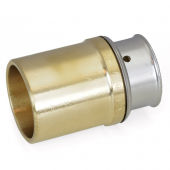 3/4" PEX Press x 1" Copper Fitting Adapter, Lead-Free Bronze Viega