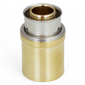 3/4" PEX Press x 1" Copper Fitting Adapter, Lead-Free Bronze Viega