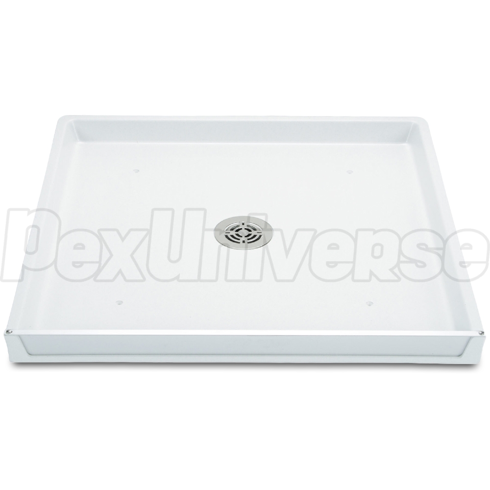Mustee 99, DuraPan 32" x 30" Washer/Water Heater Pan w/ Center Drain PexUniverse