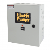 Indoor Duplex Sewage/Grinder Pump System Control w/ 20ft cord, 115/208/230V, up to 1HP (15A) Liberty Pumps