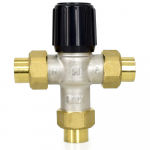 3/4" Union Sweat Mixing Valve (For Heating Only), 70-180F