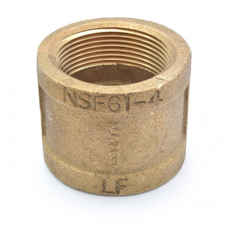 1-1/2" FPT Brass Coupling, Lead-Free Matco-Norca
