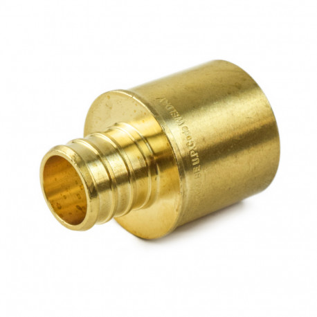 3/4" PEX x 1" Copper Fitting Adapter Everhot