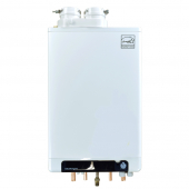 Challenger CC125H Condensing Gas Combi Boiler, 97,000 BTU w/ Primary/Secondary Manifold Triangle Tube