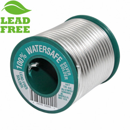 100% Watersafe Lead-Free Solder, 1lb spool Canfield