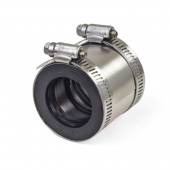 1-1/2" No-Hub CI/Plastic/Steel to 1-1/4" Copper or 1" Plastic/Steel Coupling Mission