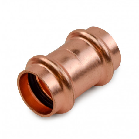 3/4" Press Copper Coupling, Imported Everhot