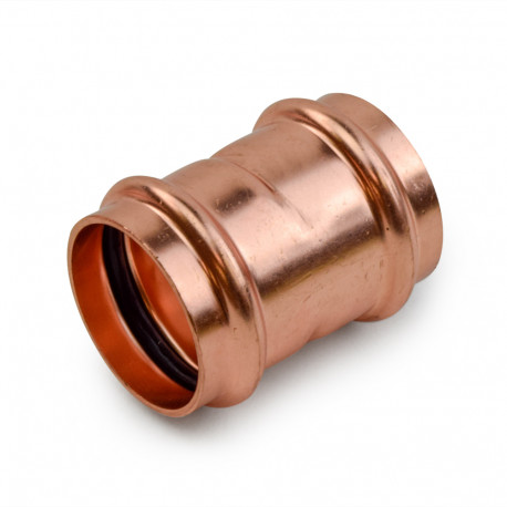 1-1/4" Press Copper Coupling, Imported Everhot