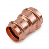 1-1/4" x 1" Press Copper Reducing Coupling, Imported Everhot