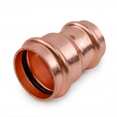 1-1/4" x 1" Press Copper Reducing Coupling, Imported Everhot