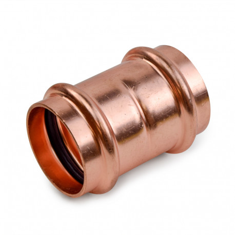 1-1/2" Press Copper Coupling, Imported Everhot