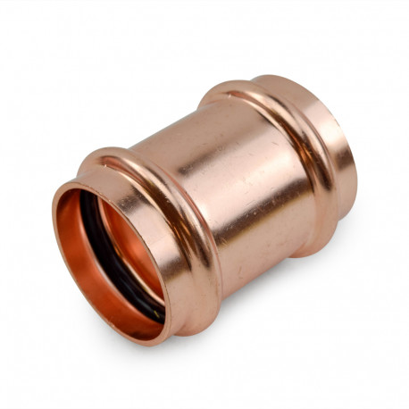 1-1/4" Press Copper Slip Coupling, Imported Everhot