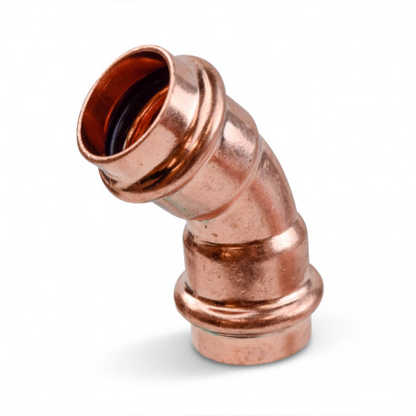 3/4" Press Copper 45° Elbow, Imported Everhot