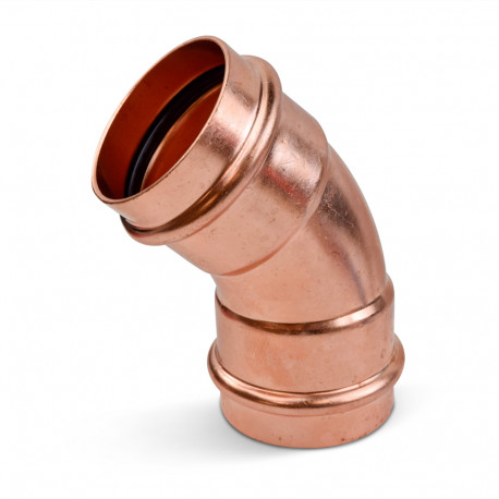 2" Press Copper 45° Elbow, Imported Everhot