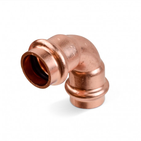 1/2" Press Copper 90° Elbow, Imported Everhot