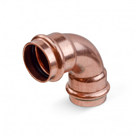 1" Press Copper 90° Elbow, Imported Everhot